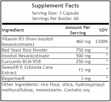lipid balance supplement facts